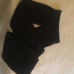 Pink by Victoria’s Secret yoga pants, med, black